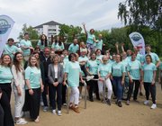 Gruppenfoto Pressetermin "Sport im Park"
