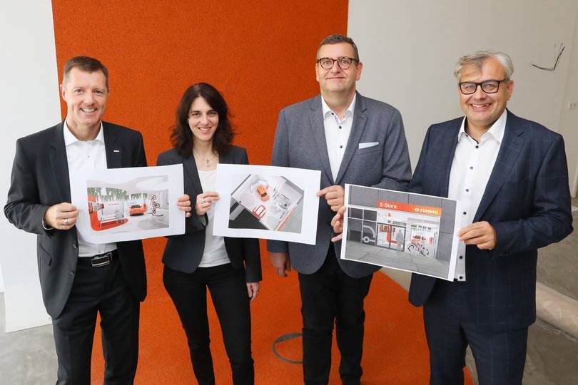 Eröffnung E-Store STAWAG