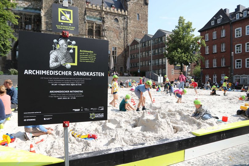 Archimedischer Sandkasten powered by STAWAG